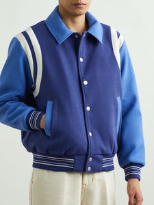 Promotion Blouson aviateur personnalisé de qualité Vestes universitaires Letterman Baseball brodées en chenille à manches pour hommes - Product Image 2