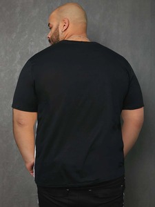 Camiseta informal de verano con bloques de colores para hombre, camiseta de manga corta con cuello redondo, camisetas de secado rápido con estampado digital - Product Image 2