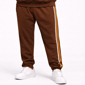 Conjunto Deportivo de Invierno Personalizado para Hombre, Parte Superior e Inferior Gruesas, Tejido Cálido y Suave, Resistente al Viento, Perfecto para Correr, Trotar, Entrenar, Atuendo Informal - Product Image 4