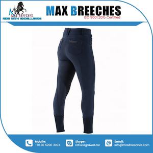 Jodhpurs ผ้าไนลอนพิมพ์ลายแบบสแปนเด็กซ์เสื้อผ้าสำหรับขี่ม้าที่นั่งเต็มรูปแบบใส่สบายโลโก้ได้ตามต้องการ - Product Image 3