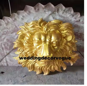 Elegante estatua de León de fibra de vidrio antigua para boda Entrada de bienvenida y decoración de eventos indios Decoraciones de boda de León de fibra - Product Image 6