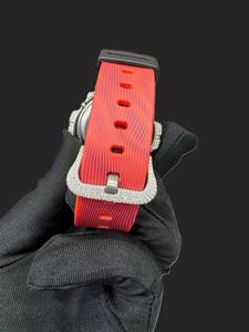 Reloj de Alta Calidad para Hombre, Estilo Hip Hop, con Cristales de Zafiro, Correa de Goma, Caja de Acero Inoxidable, Bisel con Moissanita, Movimiento Miyota Digital, Edición Limitada - Product Image 6