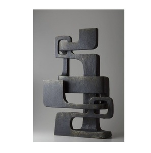 Escultura moderna de metal hecha a mano, gran obra de arte abstracta decorativa de acero, hierro y aluminio, pieza única para el hogar o galería. - Product Image 4