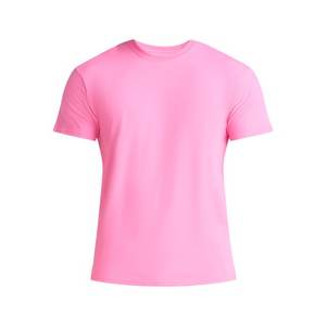 Camiseta de algodón 100% para hombre, camisetas finas de verano suaves informales para Fitness, ropa de casa para hombre, camiseta sólida de manga corta con cuello redondo para hombre - Product Image 1