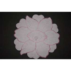 Napperon de table rond festonné en coton, design unique et personnalisé, prix de gros, pour l'exportation mondiale - Product Image 2