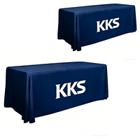 Nappe rectangulaire en spandex orange, noir, bleu, multicolore, extensible, parfaite pour les événements professionnels (4/6/8/10 pieds)