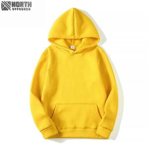 Personnalisé sans cordon de serrage vierge hommes poids lourd 180gsm coupe régulière respirant séchage rapide hiver polaire coton pull à capuche - Product Image 5