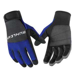 Мягкие Нескользящие перчатки для рыбалки, устойчивые к порезам перчатки для рыбалки с пальцами для езды на велосипеде и каякинге