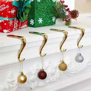 ที่ใส่ถุงเท้าโลหะหลากสีงานแฮนด์เมดไม่เหมือนใครอุปกรณ์ตกแต่งบ้านและวันหยุดเทศกาลคริสต์มาสสวยงามจำนวน100ชิ้น - Product Image 6