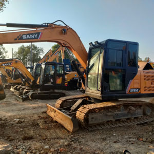 Gran oferta, miniexcavadora hidráulica Sany SY95C usada, rendimiento Superior con cojinete de engranaje de Motor central, solo unas pocas horas de uso - Product Image 1