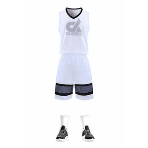 Conjunto de Uniforme de Baloncesto Reversible con Sublimación Completa y Logotipo Personalizado, Transpirable, 100% Poliéster, Temporada de Invierno, Jersey 3D para Equipo Masculino - Product Image 3