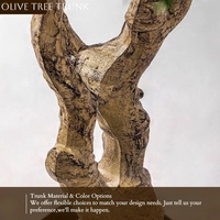 Großhandel Großer Künstlicher Olivenbaum | Kundenspezifische Höhe 1,2m-4m | Realistische Kunstpflanze | Kommerzieller Haus-Bonsai | Innen- und Außenpflanze