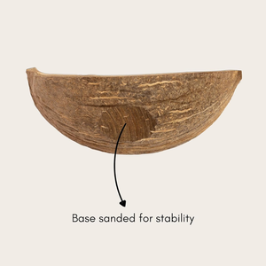 Barquettes de service artisanales écologiques en coque de noix de coco moyenne pour collations, amuse-gueules et friandises festives – Lot de 10 du Vietnam - Product Image 3