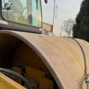 Compacteur vibrant à tambour unique Shantui SR14MA d'occasion, poids de travail 14 tonnes, compacteur de construction de moyenne taille d'origine Chine - Product Image 5