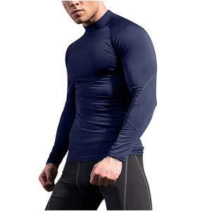 Rash Guards personnalisés sublimés de haute qualité, à séchage rapide, à manches longues, ajustés, pour la salle de sport, entraînement, compression, pour hommes - Product Image 3