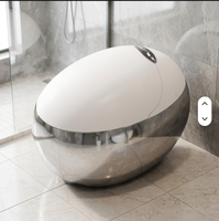 WC intelligent mural de luxe au design moderne, plaqué or, haute qualité, avec bidet intégré, siphon intelligent type S et fermeture automatique