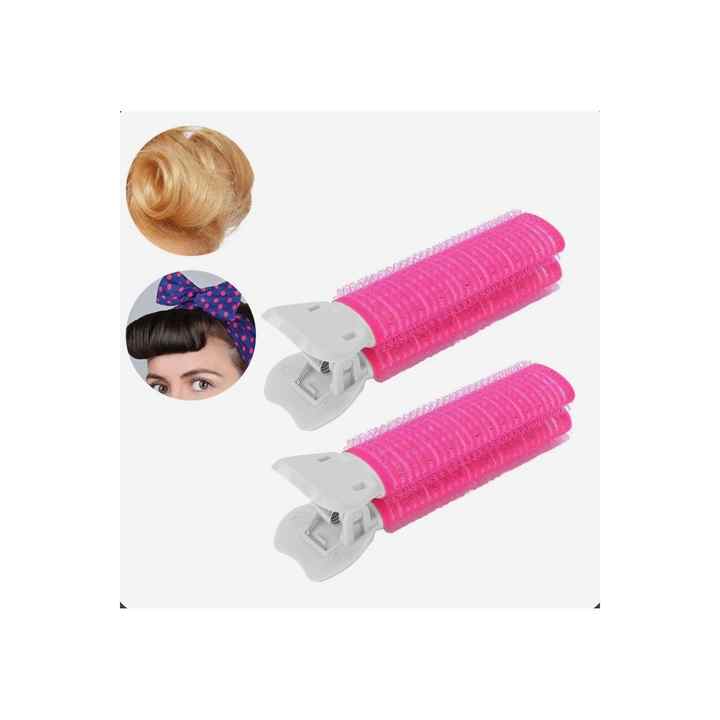 Women's Pink Color 2-pack Hair Volumizing Curler