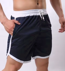 Pantalones cortos elásticos con dobladillo dividido ajustados y ligeros sólidos respetuosos con el medio ambiente de alta calidad personalizados con cordón interior de 6" - Product Image 6