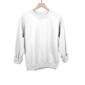 Sweat-shirt blanc pour homme, confortable, décontracté, manches longues, tendance, unisexe, sweat-shirt de qualité supérieure, doux, vêtements d'hiver confortables - Product Image 1