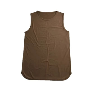 New Arrival Solid Color Pure Cotton Casual <b>Men's</b> Tank Top Quick Dry Breathable High Quality - Product Image 4
