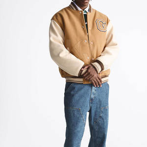 Chaqueta Letterman Urbana para Hombre, Diseño Casual de Invierno, Transpirable y Ecológica, Perfecta para Uso Diario - Product Image 3