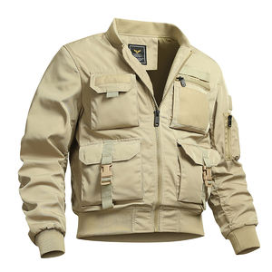 Chaqueta Bomber de Satén Vintage para Hombre, Impermeable, Cortavientos, de Invierno, Estilo Urbano, Bordada Personalizada al por Mayor - Product Image 1