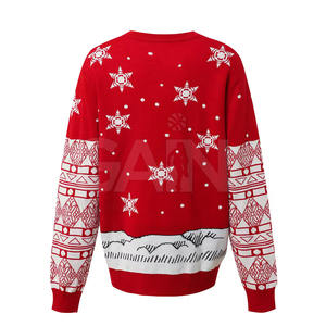 Men New Fashion Plain Thick Pullover Christmas Sweatshirt Custom Logo Men Christmas Sweatshirt For Sale Online - Product Image 2