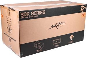 Paquete de Subwoofer de Alta Calidad Skar Audio Dual de 12 Pulgadas y 2400 Vatios Serie SDR - Incluye Caja Acústica con Amplificador - Product Image 4