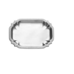 Best Selling Eco-Friendly Stainless Steel Serving <b>Tray</b> Silver Plated Tableware for Home & Hotel for Delicious Party Foods - Product Image 1