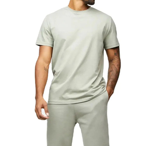 Camisetas con logotipo personalizado 100% algodón hombres camiseta 220 GSM algodón transpirable Unisex camisetas en blanco para hombres - Product Image 6