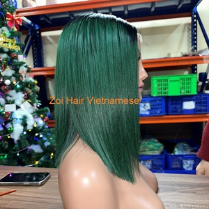 Meilleure vente produits capillaires Perruques Bob Cheveux humains Cheveux vietnamiens bruts Perruques soyeuses et droites pour femmes noires Silky Smooth - Product Image 4