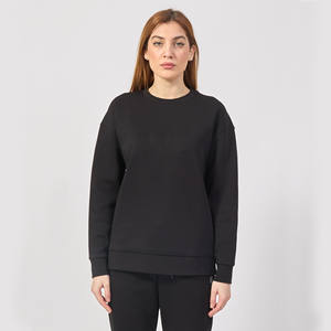 Vente en gros de vêtements pour femmes sweat-shirt personnalisé en polaire ras du cou sweat-shirts surdimensionnés à col rond pour femmes de haute qualité - Product Image 2