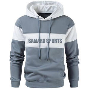 Logo personnalisé OEM No String Streetwear Sweats à capuche épais surdimensionnés Poids lourd Vente en gros Pull à capuche pour hommes Sweat à capuche - Product Image 1