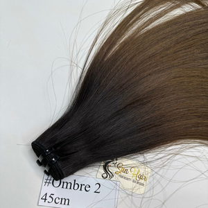 Cheveux vietnamiens en gros 100% vierges, cuticules alignées, Remy de haute qualité pour brun naturel, lisses, tissage double SDD, machine, chaud - Product Image 5