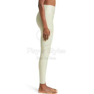 Femmes XL haute qualité respirant Fitness Scrunch Leggings élastique taille moyenne pantalons de Yoga solide coton Spandex pleine longueur - Product Image 2