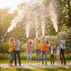 Cañón de Confeti de Papel Multicolor de 30 cm para Cumpleaños, Halloween, Celebraciones de Año Nuevo - Venta al por Mayor España - Product Image 3