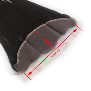 Peluca de cabello humano virgen con cierre Frontal para mujeres negras, color negro Natural, HD, 360 - Product Image 6