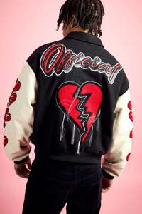 Chaqueta Varsity Acolchada de Invierno Personalizada con MOQ Bajo, Chaqueta de Lana 100% con Logotipo Frontal para Hombre, Resistente al Viento para Exteriores - Product Image 3