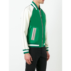 Veste de lettrage en cuir de haute qualité pour hommes, veste d'hiver épaisse, lettre au design pakistanais, teint en plaine, meilleure qualité premium, vente en gros - Product Image 5
