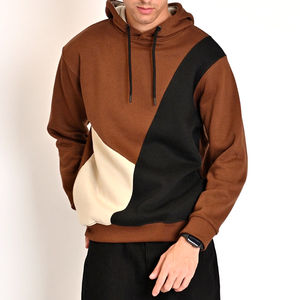 Sudadera con Capucha de Felpa de Algodón/Poliéster de Alta Calidad para Hombre, 320g, Logotipo Personalizado, Multicolor, Transpirable, Ropa de Invierno, Diseño Sólido, Servicio OEM - Product Image 4