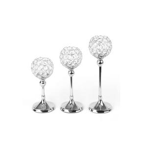 Supports métalliques décoratifs pour la maison Pièce d'appoint Petites tailles Table à manger Pilier de bougie en or Support décoratif en métal en or - Product Image 4