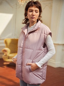 2025 LOGO personalizado Stand Up Collar chaleco sin mangas mujeres Bubble Puffer chaleco y chalecos - Product Image 5