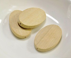 Wood <b>Rings</b> <b>Wooden</b> Hoop with 50Pcs Custom Shape & Colored Wood Beads Shaped and Sized Hand <b>Crafted</b> Indian Product - Product Image 2