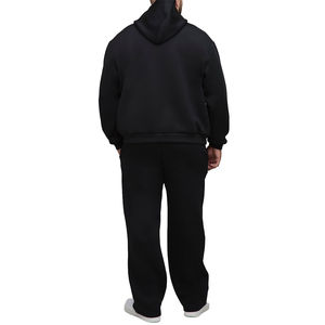 Sweat à capuche uni personnalisé en coton 100% tissé, écologique, à séchage rapide, vente en gros, vêtements d'hiver pour hommes de haute qualité - Product Image 3