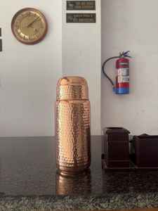 Personalized Eco-Friendly Pure Copper 1000ml Leak-Proof Yoga Jumbo <b>Water</b> <b>Bottle</b> with Lid for Home Kitchen Office Unique Design - Product Image 6