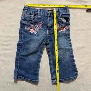 2T bordado pan Baggy Streetwear Denim | Correas de hebilla de Hip Hop | Atuendo de grunge vanguardista | Estética oscura Y2K | Patchwork de pierna ancha - Product Image 2