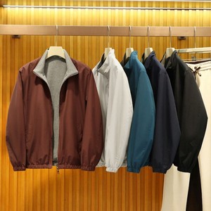 Chaqueta Ligera Reversible de Primera Calidad OEM para Hombre, Chaqueta de Doble Cara con Cuello Alto, Estilo Ejecutivo, Estilo Clásico, Talla Grande - Product Image 2