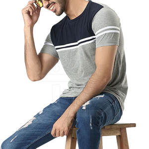 เสื้อยืดแขนสั้นผู้ชายแบรนด์หรู ราคาประหยัด ทรงปกติ ระบายอากาศได้ดี ผ้าถักน้ำหนัก 220 กรัม ป้องกันรอยยับ - Product Image 4