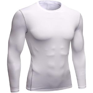 Protège-éruptions cutanées à manches longues pour hommes Spandex MMA & BJJ Compression BJJ Pas cher demandé Techniques lavées - Product Image 3