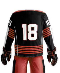 <b>Professional</b>-made <b>Light</b> Weight New Style Breathable Easy Wear Ice Hockey Uniform Sets 100% Polyester Sale - Product Image 5